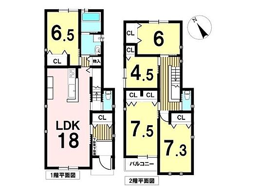 間取り 岐阜市上川手　全1棟　A棟　未居住一戸建て