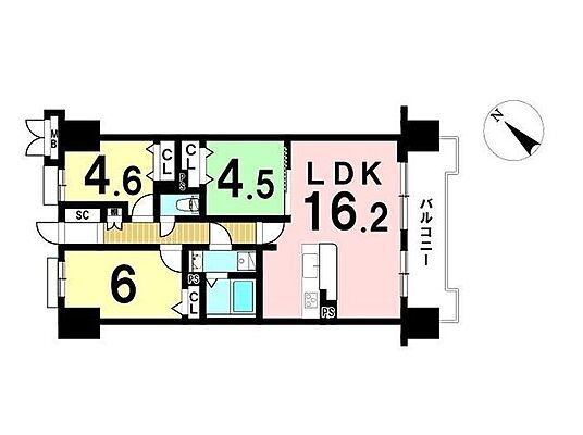 間取り ダイアパレスステーションプラザ新岐阜 3階/-