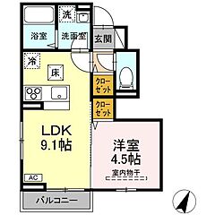 物件の間取り