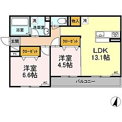 物件の間取り