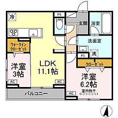 物件の間取り