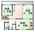 ビレッジハウス能島6号棟4階3.2万円