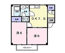 間取図画像 2DK