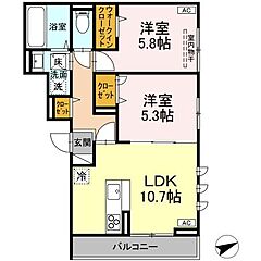 物件の間取り