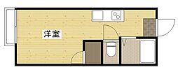 リ・フェニックス ワンルームの間取図画像