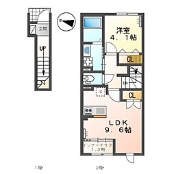 間取図画像 1LDK