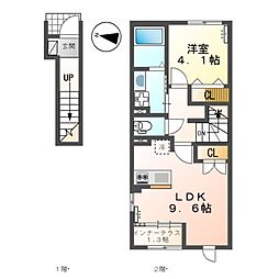 間取図画像 1LDK