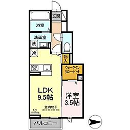 間取図画像 1LDK