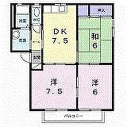 センチュリー21瀬戸田A 3DKの間取図画像