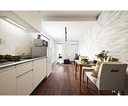 JR総武線 両国駅 徒歩22分の賃貸マンション 4階1LDKのリビング/ダイニング