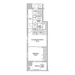 間取図画像 1LDK
