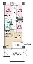 間取図画像 3LDK