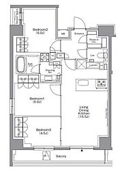 間取図画像 3LDK