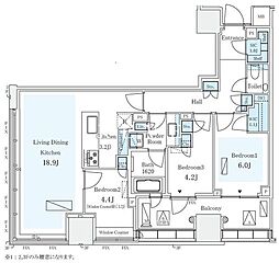 間取図画像 3LDK