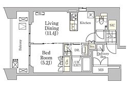 間取図画像 1LDK