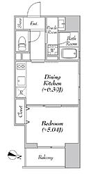 ELSTANZA神田須田町 1DKの間取図画像