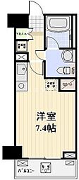 プロスペクト日本橋本町 ワンルームの間取図画像