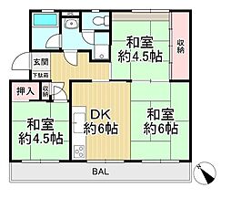 間取図画像 3DK