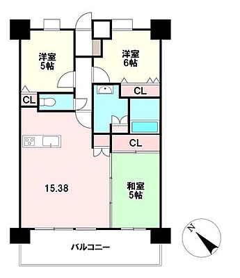 間取り アンピール下大利　2階 2階/-