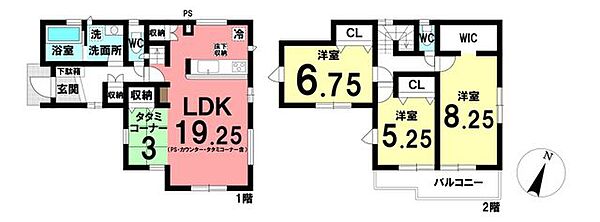 間取りを拡大表示