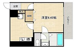 Osaka Metro谷町線 野江内代駅 徒歩4分の賃貸マンション 4階1Kの間取り