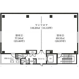 富士ビル南船場の間取図画像