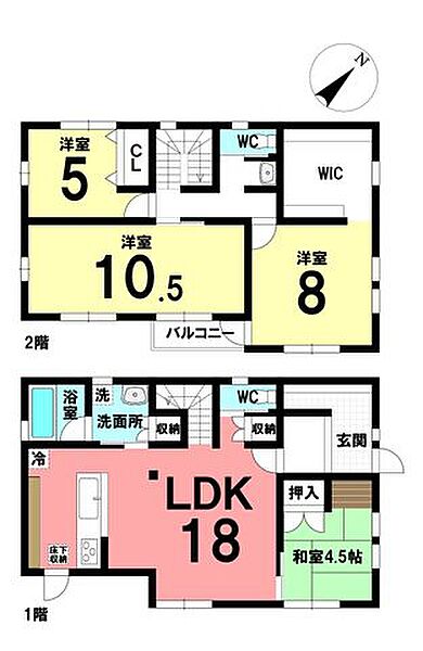 間取りを拡大表示