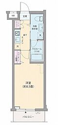 ロアール練馬光が丘 1Kの間取図画像