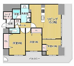 間取図画像 3LDK