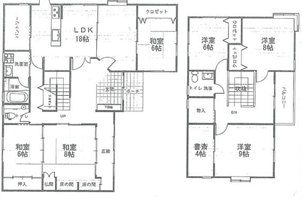 間取りを拡大表示