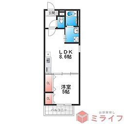 フジパレス弥刀駅北I番館 2階