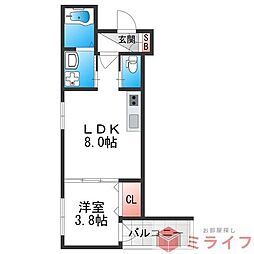 間取図画像 1LDK