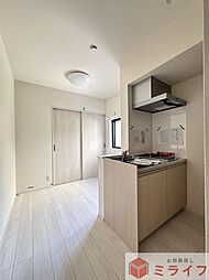 ハーモニーテラス杭全II 1階1DKのリビング/ダイニング