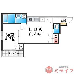 グローリア西昇 1階/-