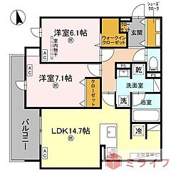 物件の間取り