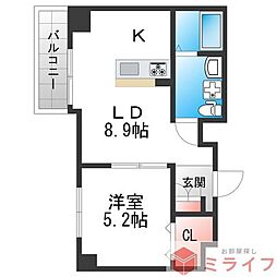 ヴァローレ布施 5階/-