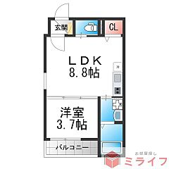 物件の間取り