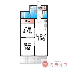 物件の間取り