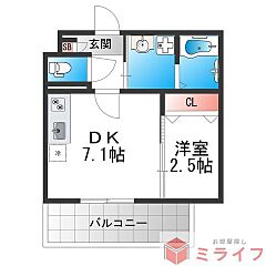 物件の間取り
