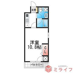 FmaisonPLAGE 1Kの間取図画像
