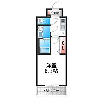 6階 / 1K / 24.55㎡