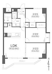 間取図画像 3LDK