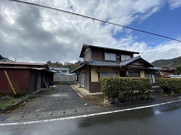 Beautiful mountainous landscape with colorful sky