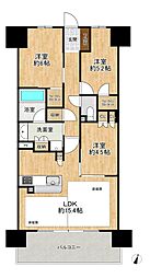ジェイグラン柏原 3LDKの間取図画像