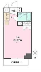 藤和半蔵門コープ ワンルームの間取図画像