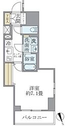 Premier市谷薬王寺 1Kの間取図画像