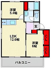 物件の間取り