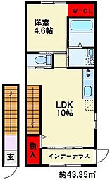間取図画像 1LDK