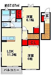 物件の間取り
