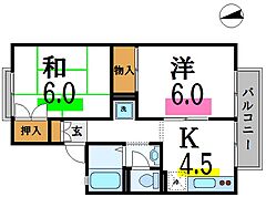 物件の間取り